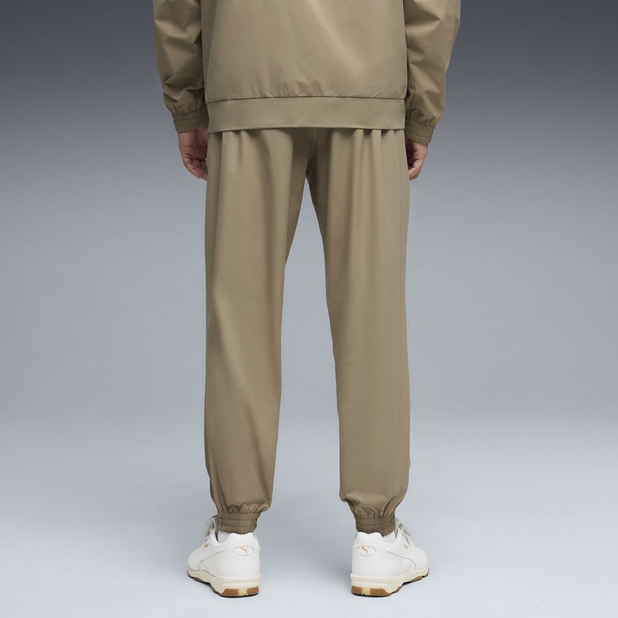 Marseille Track Pants Pumatech Woven - Brown - Men's-SoccerKits Hub | Buy Soccer Jerseys Online